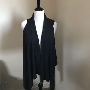Eileen Fisher merino wool vest.